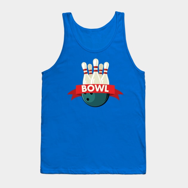 Bowl! Tank Top by SWON Design